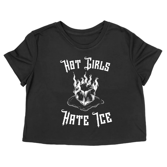 HOT GIRLS HATE ICE BABY TEE (BLACK)