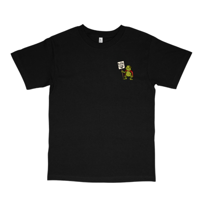 FROGS HATE ICE TEE- BLACK