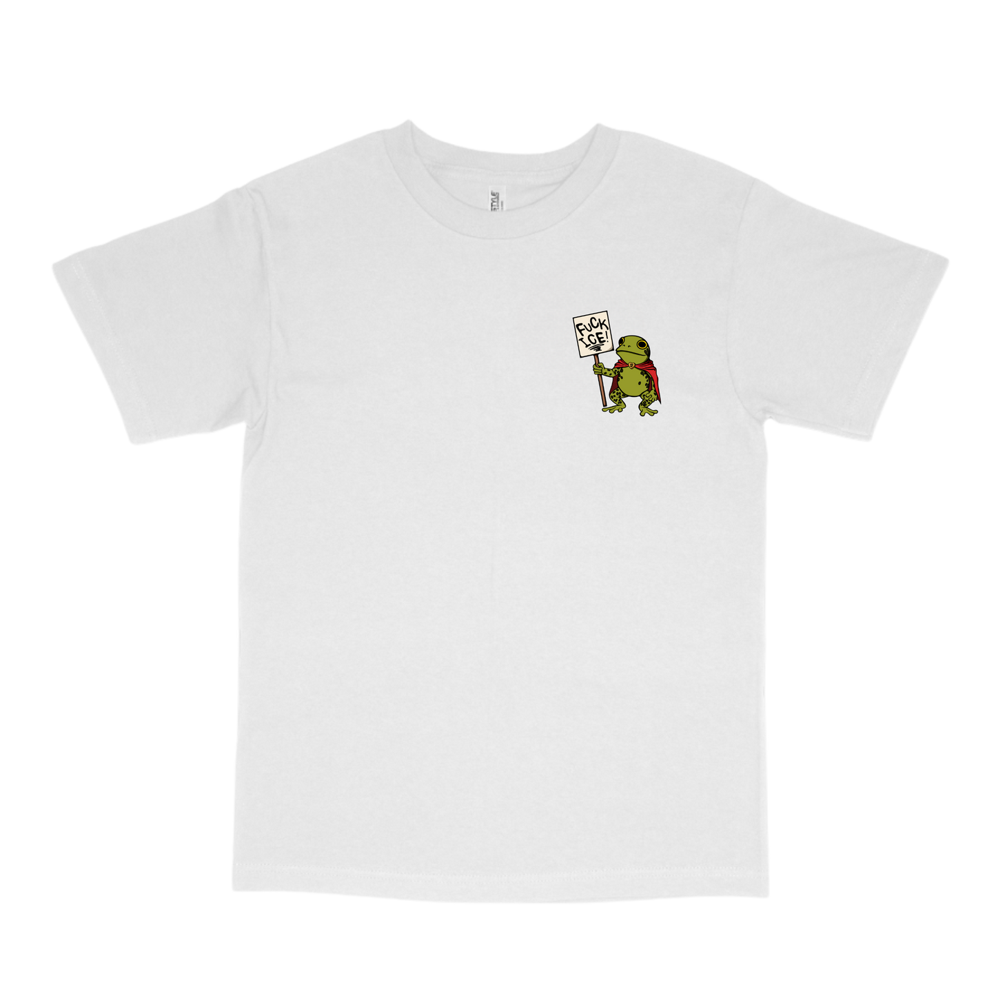 FROGS HATE ICE TEE- WHITE