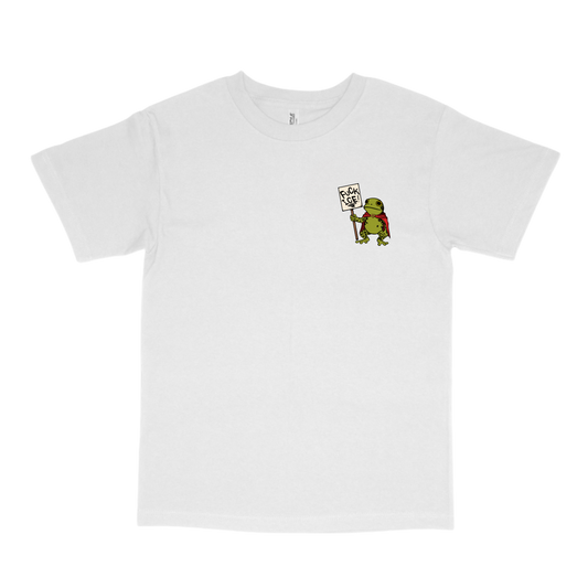FROGS HATE ICE TEE- WHITE